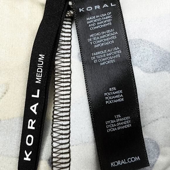 Koral Black Tan & Olive Camouflage Lustrous High Rise Leggings Size Medium NWT - Picture 14 of 16